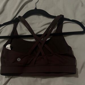 lululemon athletica Dark Brown Sports Bra